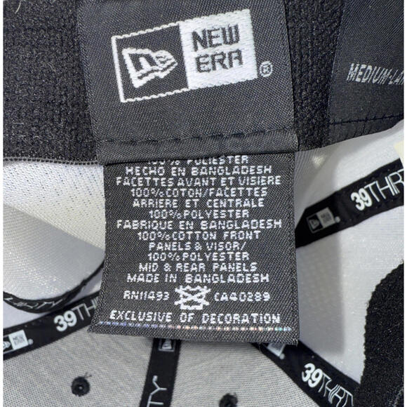 EUC Black Curaleaf 39thirty New Era Medium /  Large Baseball Cap Hat - Picture 7 of 7